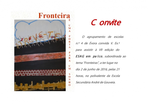 Convite - ESAG em Palco