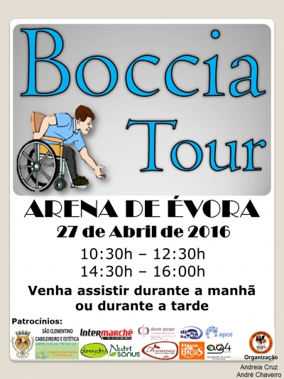 Boccia Tour – Arena de Évora – Dia 27 de abril