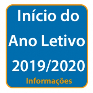 IN&Iacute;CIO DO ANO LETIVO 2019-2020 - RECE&Ccedil;&Atilde;O AOS ALUNOS &ndash; CALENDARIZA&Ccedil;&Atilde;O